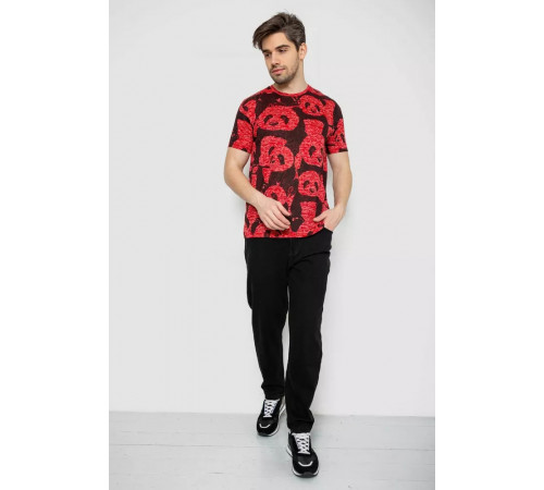 Футболка чоловіча з принтом, колір червоний, 244R6034