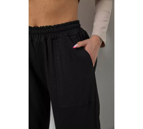 Спортивні штани жіночі, колір чорний, 238R115