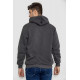 Кофта чоловіча на флісі з капюшоном, колір темно-сірий, 244R2559