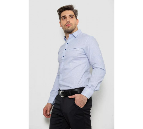 Рубашка мужская с принтом, цвет белый, 214R7169