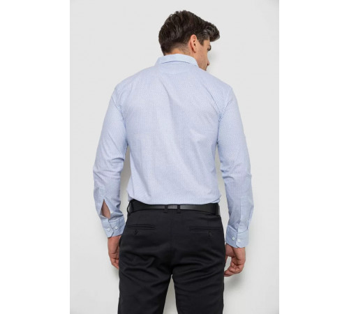 Рубашка мужская с принтом, цвет белый, 214R7169