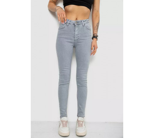 Джинси жіночі, колір сірий, 182R1525S20