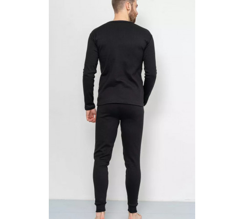 Термобілизна чоловіча на флісі, колір чорний, 247R003