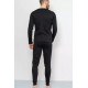 Термобілизна чоловіча на флісі, колір чорний, 247R003