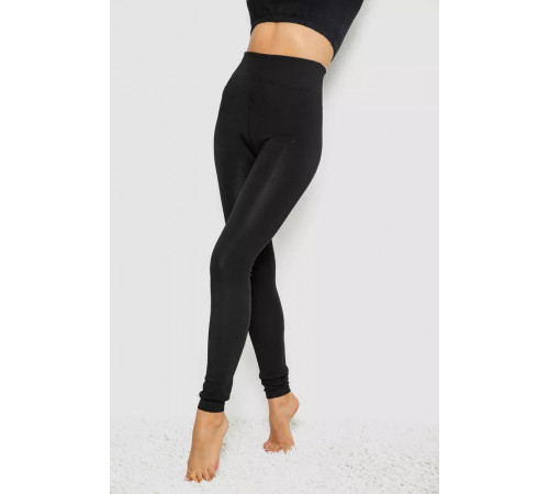 Лосіни на хутрі, колір чорний, 139RA972