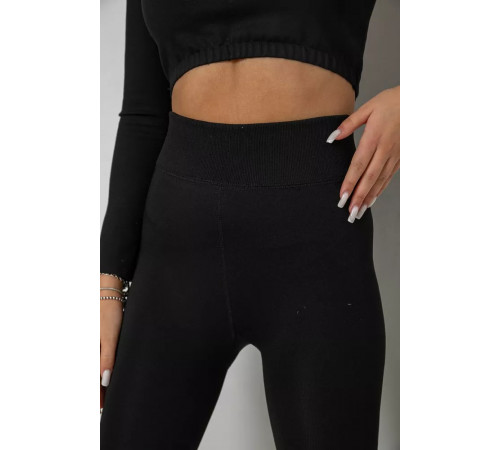 Лосіни на хутрі, колір чорний, 139RA972