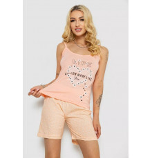 Піжама жіноча, колір персиковий, 243R50303