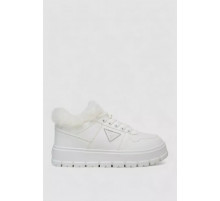 Кроссовки женские зимние на меху, цвет белый, 248RCX622