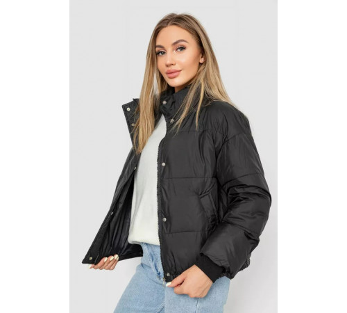 Куртка жіноча, колір чорний, 244R888