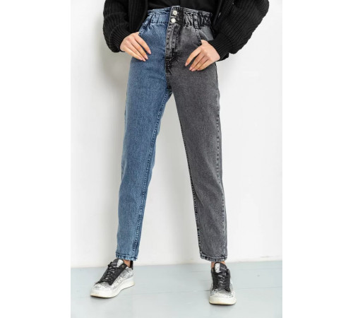 Джинси жіночі MOM, колір синьо-сірий, 164R2158
