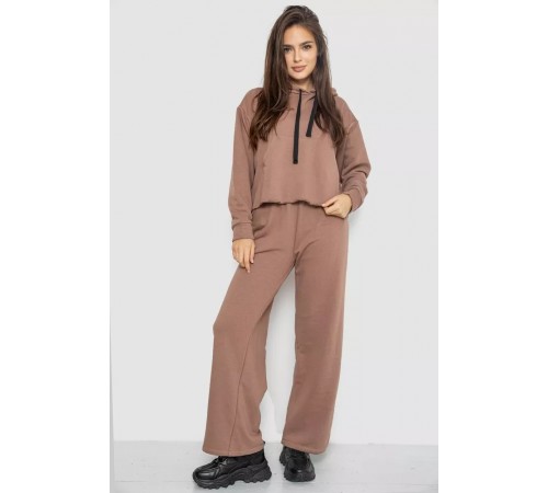 Женский спортивный костюм двунитка, цвет мокко, 252R500 Женский спортивный костюм двунитка, цвет мокко, 252R500