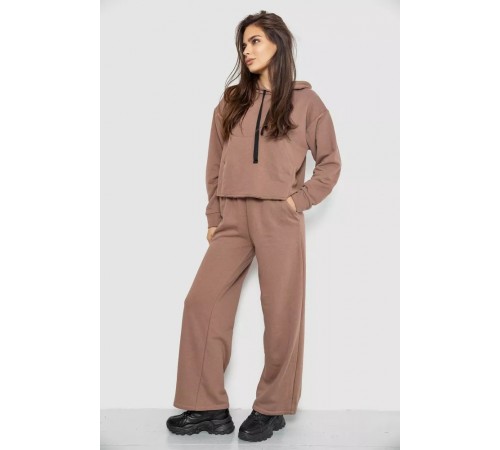 Женский спортивный костюм двунитка, цвет мокко, 252R500 Женский спортивный костюм двунитка, цвет мокко, 252R500