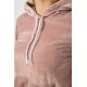 Спортивный костюм женский велюровый, бежевый, 238R58570