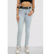 Джинсы женские Skinny Американки, цвет голубой, 182R00659