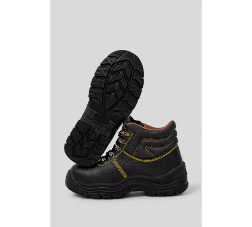 Ботинки рабочие защитные с металлическим носком, цвет черный, 244R7212.