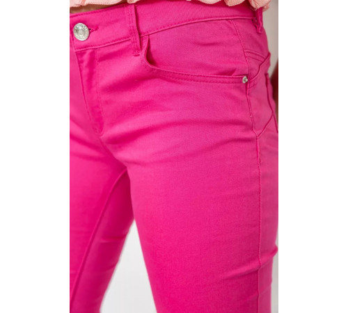 Брюки женские однотонные, цвет розовый, 244R089