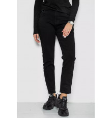 Джинси жіночі стрейч, колір чорний, 182R3022