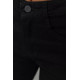 Джинсы женские однотонные, цвет черный, 226R9538-4