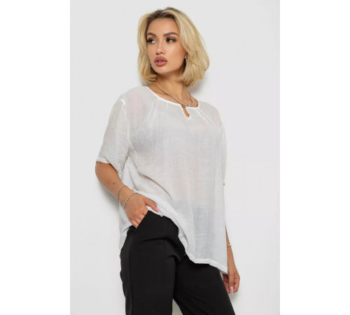 Блуза, цвет молочный, 244RM205