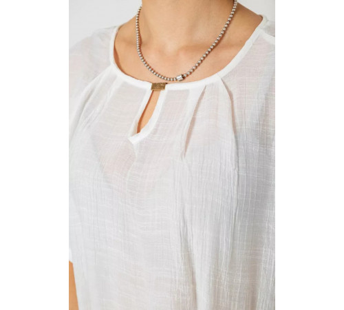 Блуза, цвет молочный, 244RM205