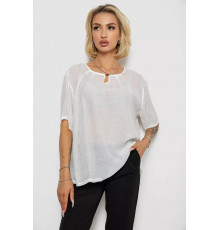 Блуза, цвет молочный, 244RM205