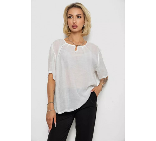 Блуза, цвет молочный, 244RM205