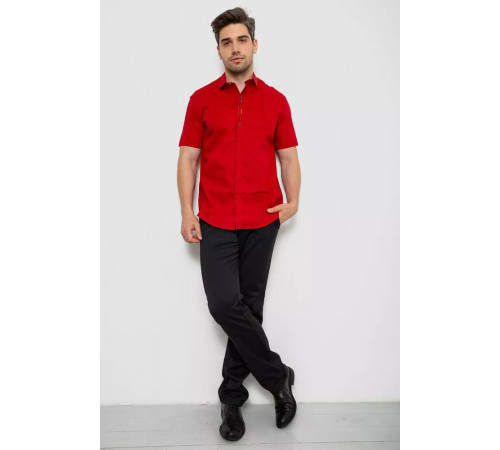 Рубашка мужская, цвет красный, 214R7447