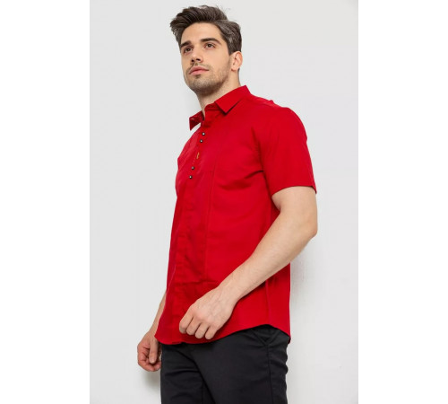 Рубашка мужская, цвет красный, 214R7447