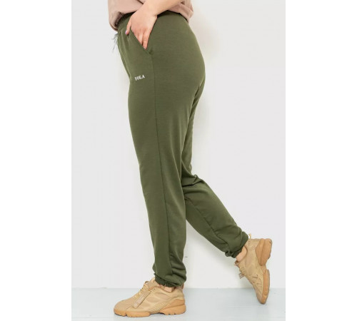 Спорт штани жіночі демісезонні, колір хакі, 129R1488