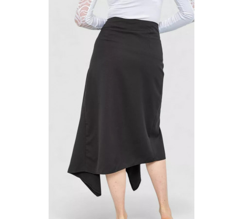Спідниця однотонна, колір чорний, 244R270