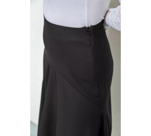 Спідниця однотонна, колір чорний, 244R270