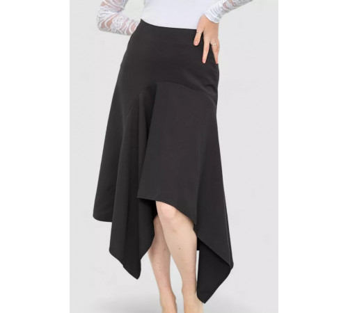 Спідниця однотонна, колір чорний, 244R270