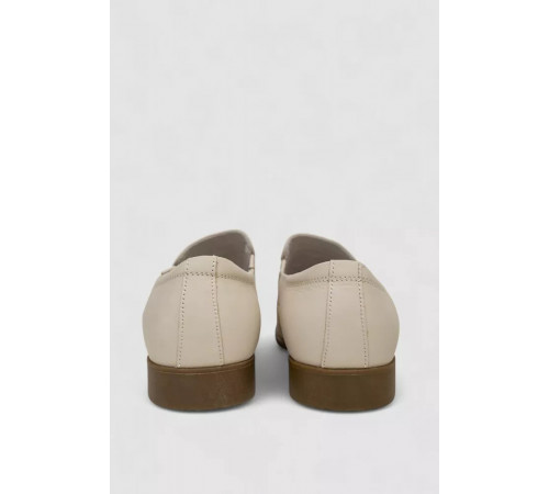 Туфли мужские с перфорацией, цвет бежевый, 243RC1591.