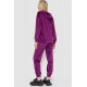 Спорт костюм женский велюровый, цвет фиолетовый, 177R022