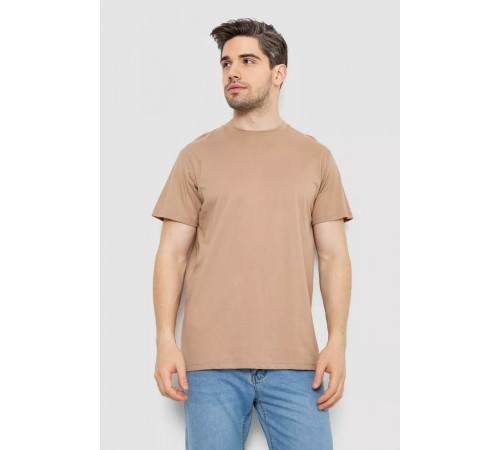 Футболка чоловіча базова, колір бежевий, 244R20603