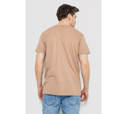 Футболка чоловіча базова, колір бежевий, 244R20603