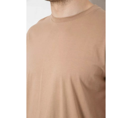 Футболка чоловіча базова, колір бежевий, 244R20603