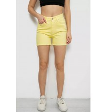 Шорты женские джинсовые, цвет желтый, 182R1491.