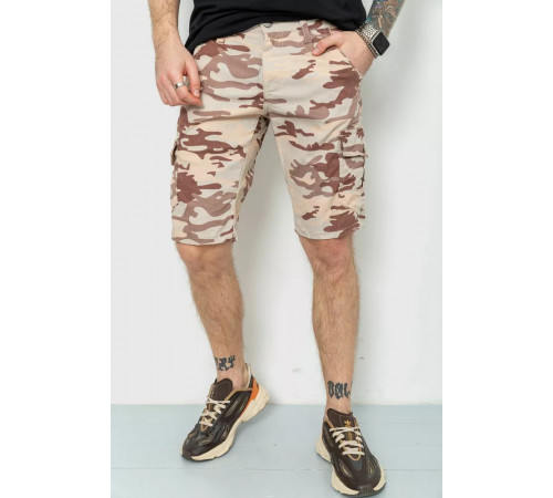 Шорты мужские камуфляж, цвет бежевый, 157RP300-4.