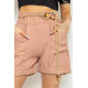 Шорти жіночі з поясом, колір пудровий, 214R1704