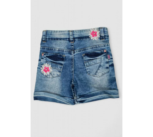 Джинсовые шорты для девочки, цвет синий, 247R10001