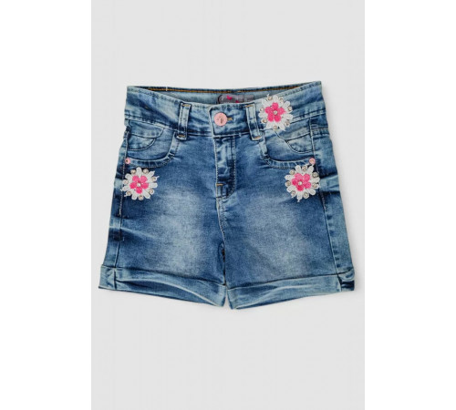 Джинсовые шорты для девочки, цвет синий, 247R10001