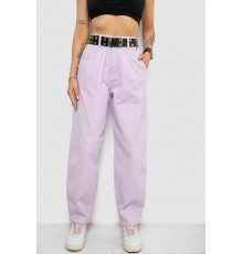 Джинсы женские баллоны, цвет сиреневый, 182R00263.