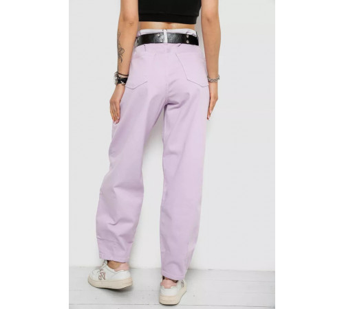 Джинси жіночі балони, колір бузковий, 182R00263