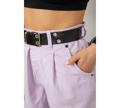 Джинси жіночі балони, колір бузковий, 182R00263