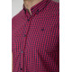 Сорочка чоловіча в клітинку, колір червоний, 214R827