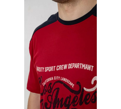 Пижама мужская, цвет бордово-синий, 243R2015-5