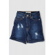 Шорти джинсові підліткові для дівчинки, колір синій, 247R923