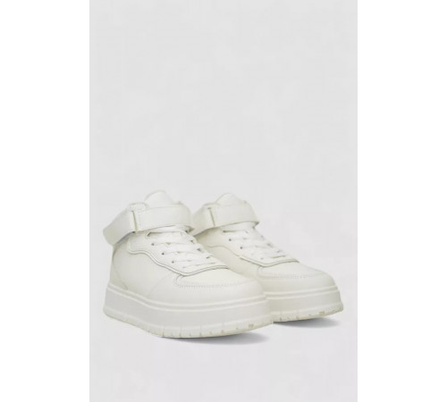 Кросівки жіночі зимові на хутрі, колір білий, 248RMB04