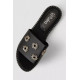 Шлепанцы женские, цвет черный, 244RSL81499